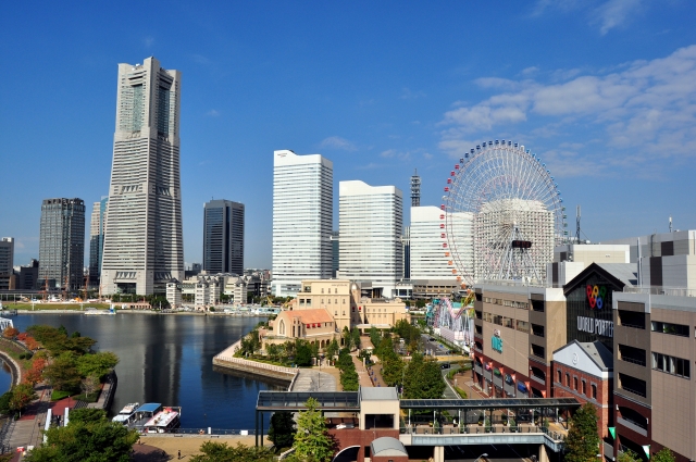 横浜の街並み